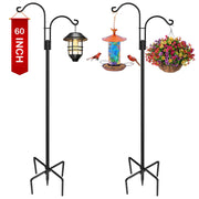 XDW-GIFTS front view of double shepherds hooks showing dual arms and height, durable display