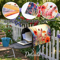 Xeerrfan mailbox cover in use on curbside boosting home exterior charm