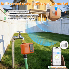 XinFuture app screen on smartphone showing remote scheduling convenience