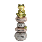 Xintim frog front view showing pose and calming presence