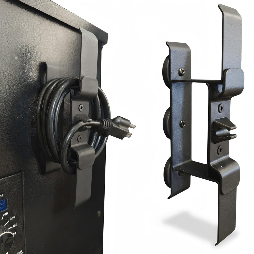 XOIEPZE front view showing compact magnetic cord organizer benefit of neat storage