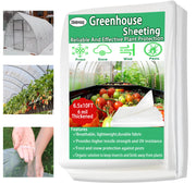 Xstronq front view of clear greenhouse sheet showing full size and protection
