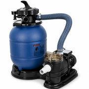 XtremepowerUS front profile showing pump and sand tank, durable filtration benefit