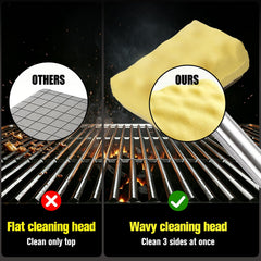 XUDAKAIXIN brush in use producing steam to loosen grease and carbon buildup