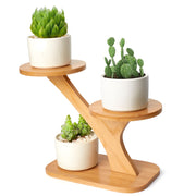 XXXFLOWER front view showing three-tier stand and neat plant display for compact spaces