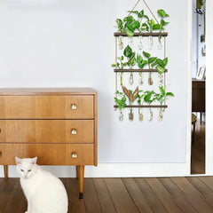 XXXFLOWER wooden stand texture showing natural grain and sturdy support