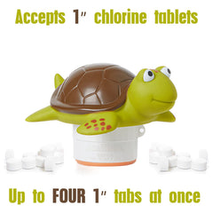 XY-WQ turtle floater top detail highlighting decorative turtle design