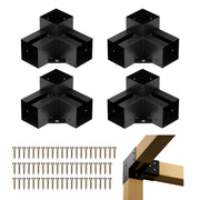 XYADX bracket front view showing corner fit and durable finish for stable joins