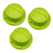 YaBeHo front view of three replacement bump knobs showing fit and convenience