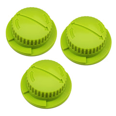 YaBeHo front view of three replacement bump knobs showing fit and convenience