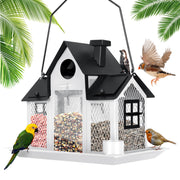 YADOOLIFE front view of hanging feeder showing sturdy build and inviting perch