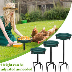 YALINKA birdbath with small songbirds using the basin — attracts and supports wild birds