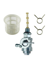 YAMAKATO front view petcock showing valve shape and easy replacement benefit