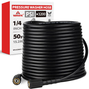 YAMATIC front packaged hose showing 50FT length and fittings for quick purchase benefit
