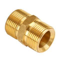YAMATIC front view brass coupler showing solid build and secure connection benefit