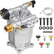 YAMATIC front view of pump showing durable cast housing and mounting