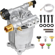 YAMATIC pump front view showing compact housing and mounting for quick replacement