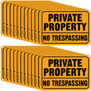Yaocom front view of 24-pack sign set showing visibility benefits