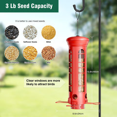 Yarbirder removable base open for cleaning to simplify deep maintenance