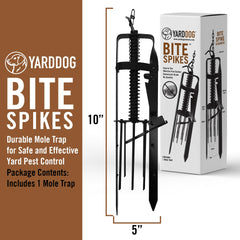 YARDDOG close-up of scissor mechanism highlighting durable coated-steel strength