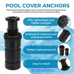 YBMTE anchor installed in pool deck showing flush fit and long-term durability benefit