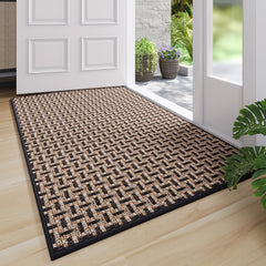 YDKGL front view of extra-large black mat showing full coverage and protection