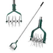 YEELOR front view assembled cultivator showing compact lightweight design and easy storage
