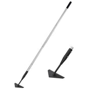 YEELOR triangle hoe front view showing blade and handle for efficient weeding