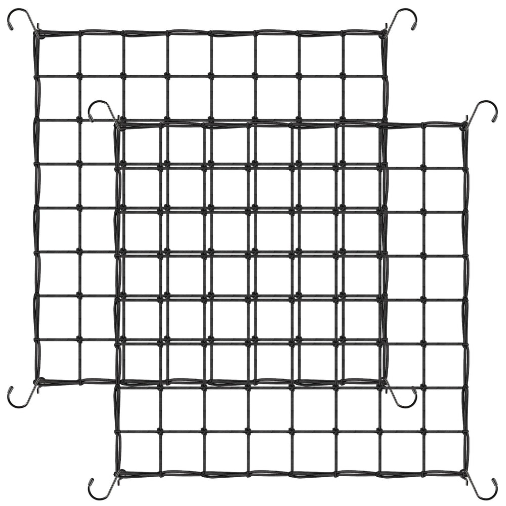 yeestone front packaging showing two trellis nets and included hooks, organized