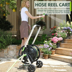 YESTAR close-up of non-slip handle highlighting easy rewinding benefit