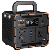 yewpiny EM300 front panel showing ports and benefits for outdoors