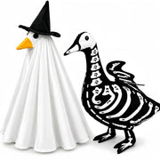 Yeyeplum skeleton costume front view showing spooky look and curb appeal