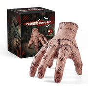 YFFSMYA front view of crawling zombie hand showing packaging and scary look