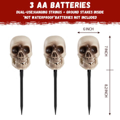 YFFSMYA skull hanging on porch, instant entryway scares benefit