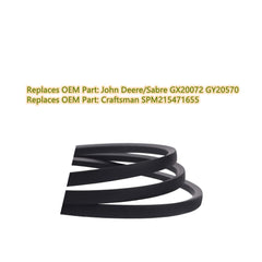 yhoparts belt close-up of cord and cover for durability and wear resistance