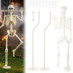YIBOBO front view of two skeleton stands showing stable support
