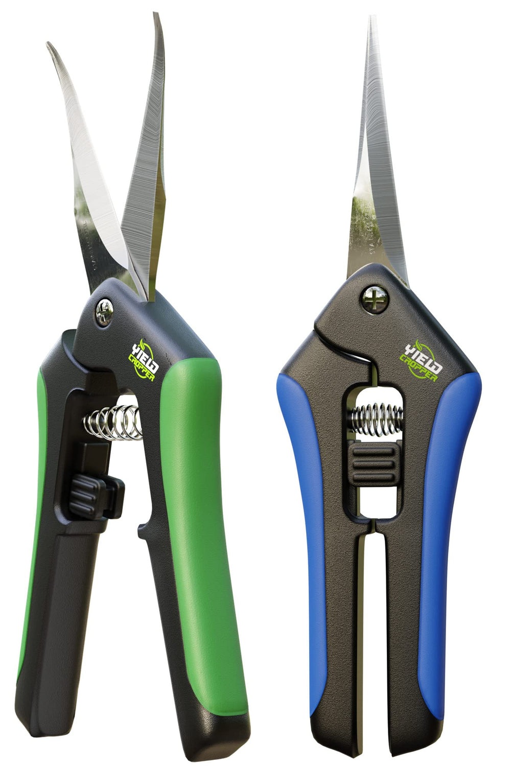 YIELDCROPPER front packaging showing both trimmers and benefits