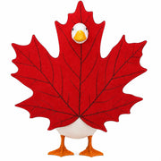 YIGETREE maple leaf front view on porch goose adds bold autumn curb appeal