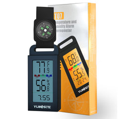 YIJINGSETC front display showing time temperature humidity for quick readings