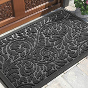 Yimobra front view gray mat showing clean entry protection