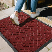 yimobra front view red mat showing full design and curb appeal