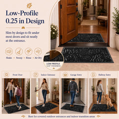 Yimobra thin profile under door showing smooth clearance and convenience