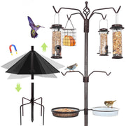 YINGYM full-height feeding station showing all attachments and stability benefits