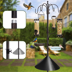 YINGYM water bath and suet cage display encouraging bird visits and variety