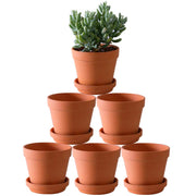 Yishang terra cotta front view showing clean rim and natural finish, ideal for decor