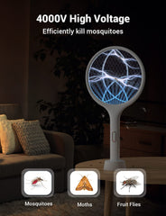 YISSVIC close-up of high-voltage mesh grid, highlights powerful insect-zapping action