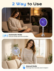 YISSVIC on stand auto mode showing hands-free insect attraction benefit