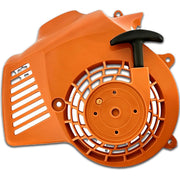 Yistiun recoil starter front view showing fitment and durable housing benefit