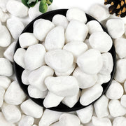 YISZM front bag view showing white pebbles and clear labeling, helpful for purchase decision