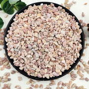 YISZM front packaging showing 2lb bag and peach pebbles for tidy presentation